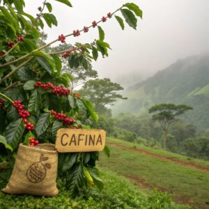 a realistic depiction of an indian coffee farm th 1